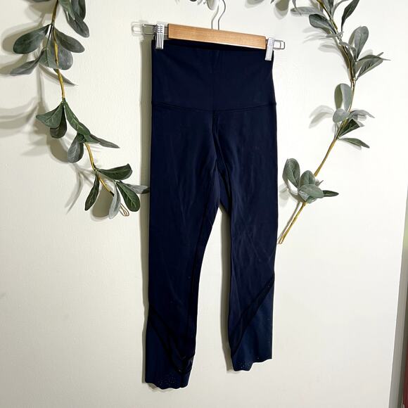 Lululemon Dark Blue Leggings - Picture 1 of 6
